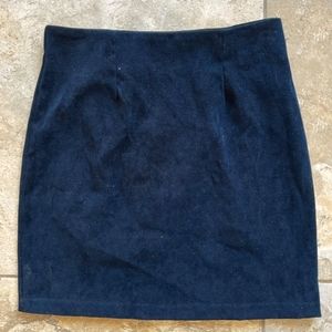 Faux suede skirt small